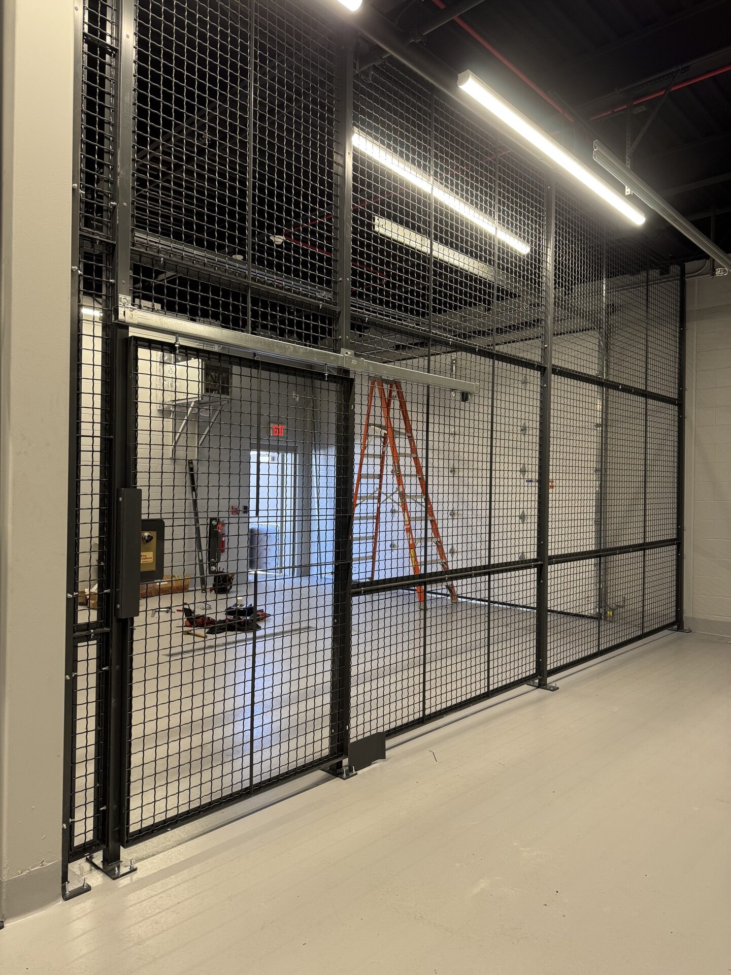 Industrial wire partition security cage project - EHS safety solutions